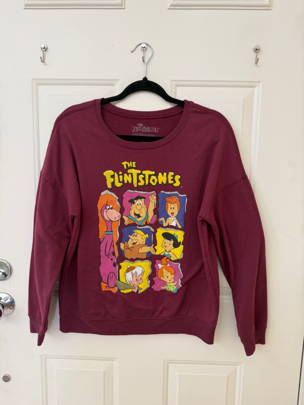 The Flintstones Graphic Crewneck Sweatshirt Size Small